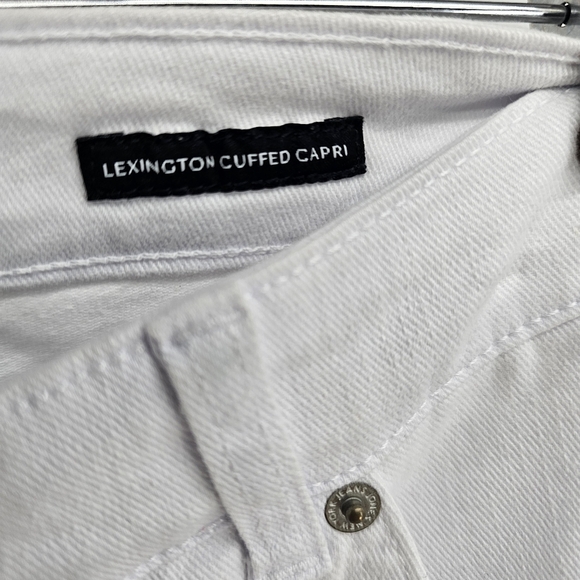 Jones New York White lexington cuff capri jean Style Jmcjb8008m Womens 10 - Picture 5 of 12